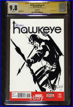 Hawkeye Original Art 9.8 Sketch Cover Cgc Chris Mcjunkin March Mega Sale