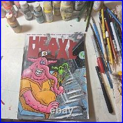 Heavy Metal #300 Blank Sketch Original Frank Forte art Cover stoner aliens