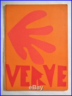 Henri Matisse Verve No. 4 Original Cover 1958 Free Ship Us