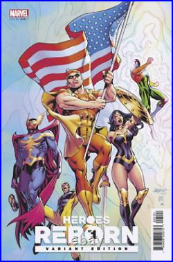 Heroes Reborn Squadron Supreme #1 ORIGINAL comic COVER ART by Carlos PACHECO