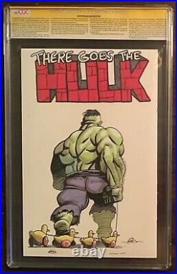 Hulk #1 CGC 9.8 original art sketch cover Hero Initiative exclusive 1/1