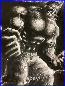 Hulk #1 Sketch Cover Chris Mcjunkin Original Art Marvel Avengers Incredible New
