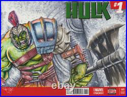 Hulk Original Art Cgc Sketch Cover Sig Series Mcjunkin 9.8 January 2025 Sale