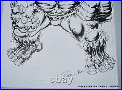 Incredible Hulk Cover Study 11 X 17 RON WILSON Original Art