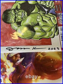 Indestructible Hulk #1 Jason Keith Original Art Sketch Cover