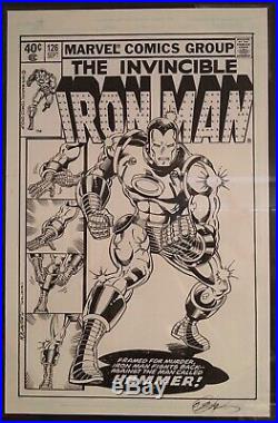 Iron Man Original Art Commission Cover Recreation By Bob Layton (#126) Avengers