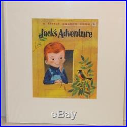 J. P. Miller Jack's Adventure LGB Original COVER Illustration Book Painting Art