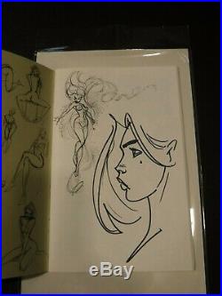 J Scott Campbell 2007 Sketchbook Signed Cover Abby Chase Original Art Inside
