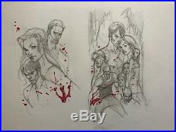 J Scott Campbell True Blood Cover Prelim Original Comic Book Art