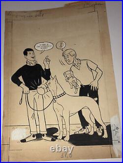 JERRY LEWIS DC COMICS EXCLUSIVE BRAZILIAN Rare COVER ORIGINAL ART WORK Year 1968