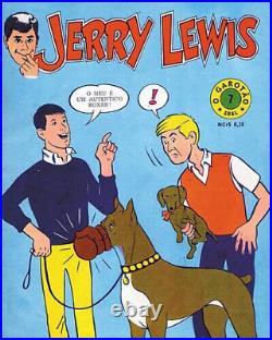 JERRY LEWIS DC COMICS EXCLUSIVE BRAZILIAN Rare COVER ORIGINAL ART WORK Year 1968