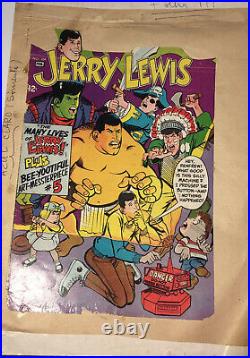 JERRY LEWIS DC COMICS Vintage BRAZILIAN Rare COVER ORIGINAL ART WORK Year 1969