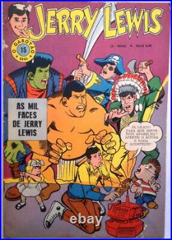 JERRY LEWIS DC COMICS Vintage BRAZILIAN Rare COVER ORIGINAL ART WORK Year 1969