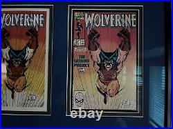 JIM LEE ORIGINAL PRODUCTION Cover Art Wolverine #27 With Original Comic Framed