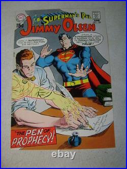 JIMMY OLSEN #129 ART original cover proof 1970 SUPERMAN PAL pen of prophecy DC