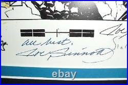 JOE SINNOTT signed copy of Original art FANTASTIC FOUR #98, matted withcover copy