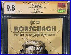 JOHNNY DESJARDINS D ORIGINAL Sketch CGC 9.8 ss Signed WATCHMEN RORSCHACH 1 ART