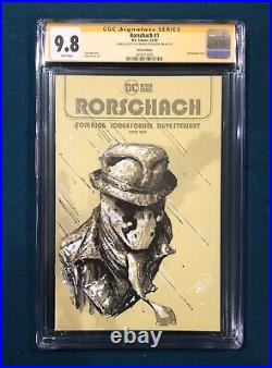 JOHNNY DESJARDINS D ORIGINAL Sketch CGC 9.8 ss Signed WATCHMEN RORSCHACH 1 ART