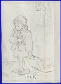 James Jean Original Preliminary Study Drawing for Fables Cover #24