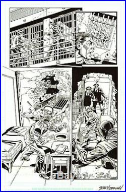 Jerry Ordway Signed 2006 Red Menace Original Art-eagle, Grey Falcon