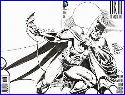 Jerry Ordway Signed 2017 Batman Wraparound Sketch Cover Original Art-nm 9.6
