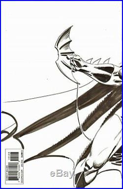 Jerry Ordway Signed 2017 Batman Wraparound Sketch Cover Original Art-nm 9.6
