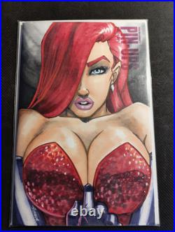 Jessica Rabbit Sketch Cover Original Art By Steve Messenger