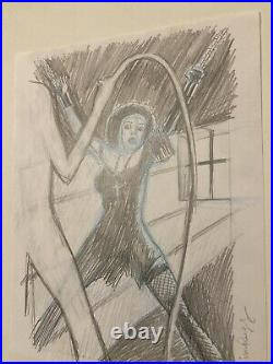 Jim Rugg Original Art Sketch Auteur Sister Bambi 1 Variant Cover Rough Draft Oni