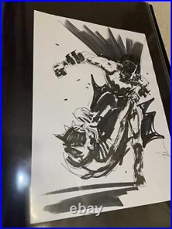 Jock Batman Who Laughs Original Art Detailed Prelim #6 Cover Art Sketch
