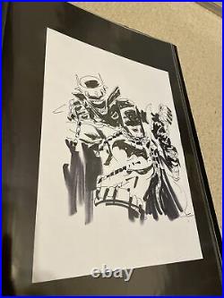 Jock Batman Who Laughs Original Art Prelim #3 Cover Art Sketch Fantastic