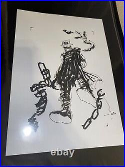Jock Batman Who Laughs Original Art Prelim #5 Cover Art Sketch Fantastic