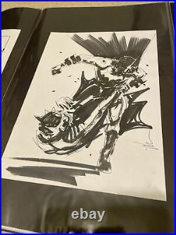 Jock Batman Who Laughs Original Art Prelim #6 Cover Art Sketch Fantastic