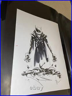 Jock Batman Who Laughs Original Art Prelim Cover Art Sketch Scott Snyder