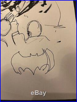 Jock Original Art Cover Splash Page Concepts For Batman Who Laughs Prelim