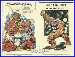 Joe Sinnott Book Original Production Art Cover Jack Kirby Fantastic Four Thing