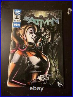 Joker Harley Quinn Sketch Cover Mcjunkin Original Art 9.8 Cgc March Mega Sale