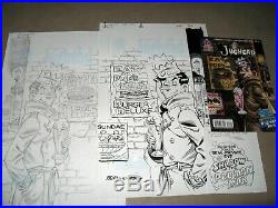 Jughead Original Art by Rex Lindsey 4 Covers & 2 Stories Signed Archie Comics
