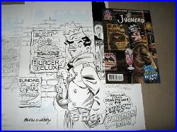 Jughead Original Art by Rex Lindsey 4 Covers & 2 Stories Signed Archie Comics