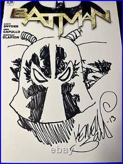 KELLEY JONES original Bane Sketch Signed Batman Cover Art MAKE ME AN OFFER