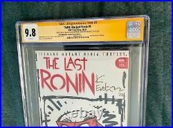 KEVIN EASTMAN Signed & Sketch 9.8 CGC SS LAST RONIN 1 blank original art TMNT 2