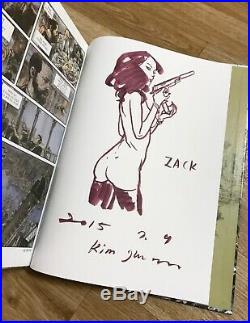 KIM JUNG GI Original Art Sketch SPY GAMES HC book collection new hard cover rare