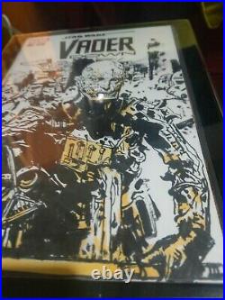 KIM JUNG GI Original Art Star Wars Vader Down Blank Cover Commission 1 of 1
