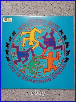 Keith Haring Vinyle Cover Art Nyc Peech Boys Original