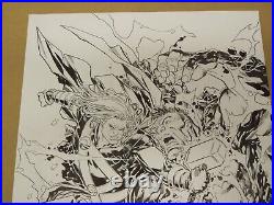 Ken Lashley Original Comic Art Oa Marvel Thor #25 Cover Sdcc Excl #181 Homeage