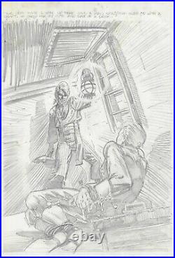 Kidnapped Original Cover Art Dave Simons Pirate illustration