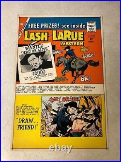 LASH LARUE #76 Art Original Cover Proof 1960 Western DEAD OR ALIVE