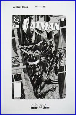 Large Original Production Art BATMAN #523 cover, KELLEY JONES art, Scarecrow
