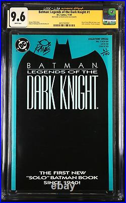 Legends of the Dark Knight #1 BOB KANE CGC/JSA 9.6 Authentic Autograph