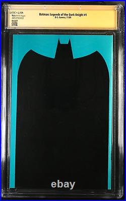 Legends of the Dark Knight #1 BOB KANE CGC/JSA 9.6 Authentic Autograph