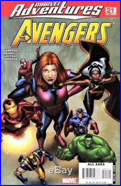 Leonard Kirk 2008 Avengers 21 Original Cover Art-cap, Hulk, Spider-man, Storm